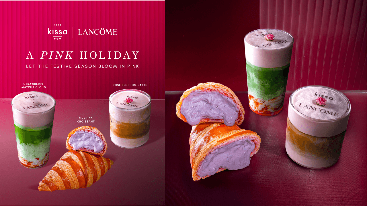 Kolaborasi Hangat Café Kissa dan Lancôme: A Pink Holiday